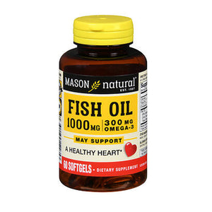 Mason, Fish Oil, 1000 mg, 60 Softgels