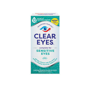Chloraseptic, Complete For Sensitive Eyes Lubricant & Redness Reliever Eye Drops, 0.5 Oz