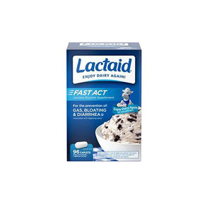 Neutrogena, Lactaid Fast Act Lactase Enzyme Supplement, 96 Caplets