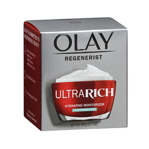 Crest, Olay Regenerist Ultra Rich Hydrating Moisturizer Fragrance-Free, 1.7 Oz