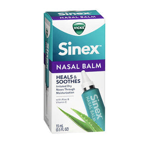 Crest, Vicks Sinex Nasal Balm With Aloe and Vitamin E, 0.5 Oz