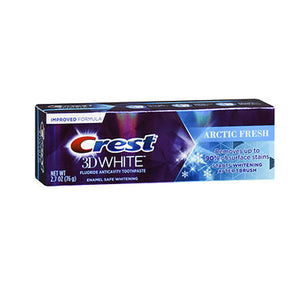 Crest, Crest 3D White Fluoride Anticavity Toothpaste Arctic Fresh, 2.7 Oz