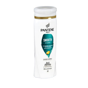 Crest, Pantene Pro-V Smooth & Sleek 2 in 1 Shampoo & Conditioner, 12 Oz