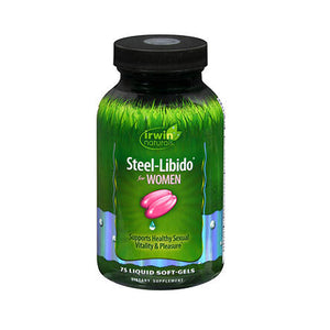 Irwin Naturals, Steel-Libido For Women Liquid, 75 Soft-Gels