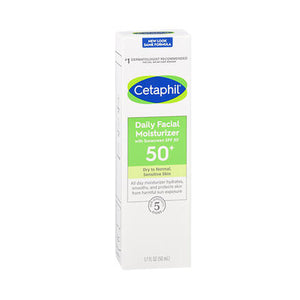 Cetaphil, Daily Facial Moisturizer With Sunscreen SPF 50+, 1.7 Oz