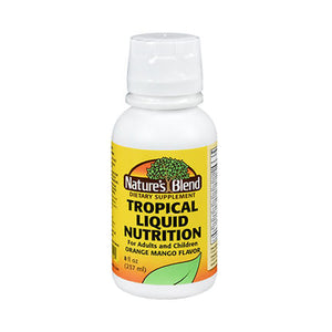 Nature's Blend, Tropical Liquid Nutrition, 8 Oz