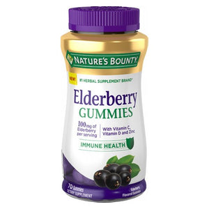 Nature's Bounty, Nature's Bounty Elderberry Gummies, 70 Count