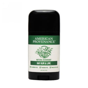 American Provenance, Bay Rum & Lime Deodorant, 2.65 Oz