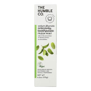 The Humble Co, Natural Toothpaste Fresh Mint, 6.2 Oz
