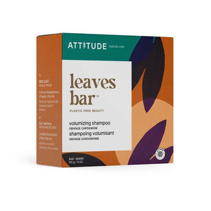 Attitude, Leaves Bar Volume Shampoo Orange Cardamom, 4 Oz