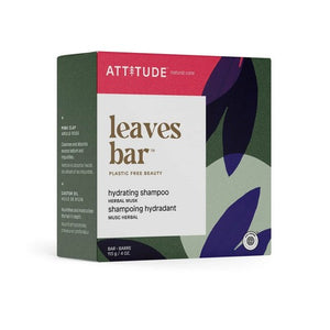 Attitude, Leaves Bar Hydrating Shampoo Herbal Musk, 4 Oz