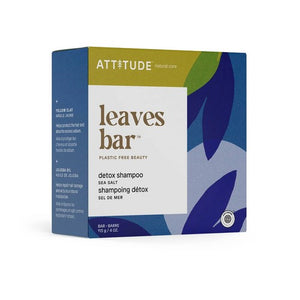 Attitude, Leaves Bar Detox Shampoo Sea Salt, 4 Oz