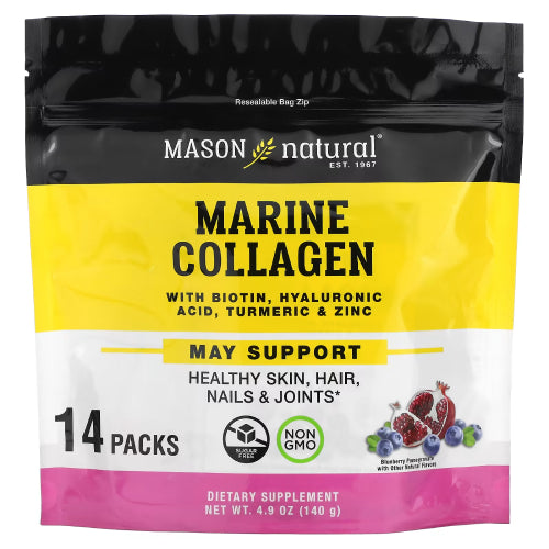 Mason, Marine Collagen Stick Packs, 14 Packets