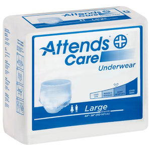 Attends, Attends Care Adult Moderate Absorbent Underwear Large White, Count of 25