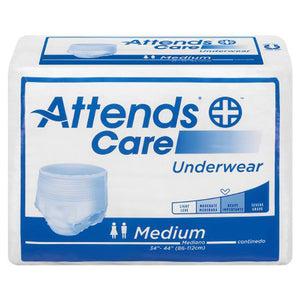 Attends, Attends Care Adult Moderate Absorbent Underwear Medium White, Count of 25