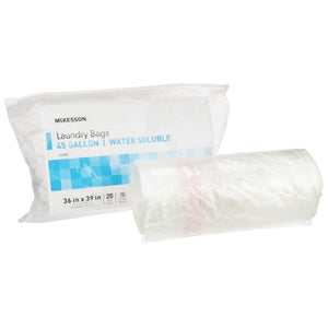 McKesson, McKesson Water Soluble Laundry Bag 40-45 gal Capacity, Count of 25