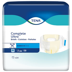 Tena, Tena Complete Ultra Incontinence Brief Extra Large, Count of 24