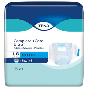 Tena, Tena Complete Ultra Incontinence Brief Large, Count of 24