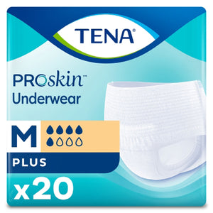 Tena, TENA ProSkin Plus Fully Breathable Absorbent Underwear Medium, Count of 20