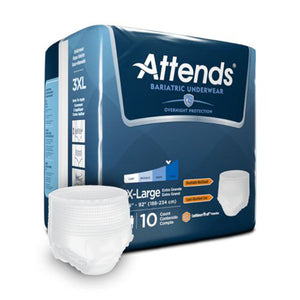 Attends, Attends Absorbent Underwear 3X-Large, Count of 10