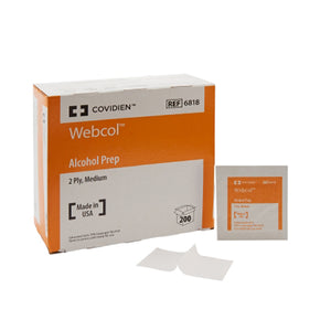 Cardinal, Webcol Alcohol Prep Pad, Count of 200