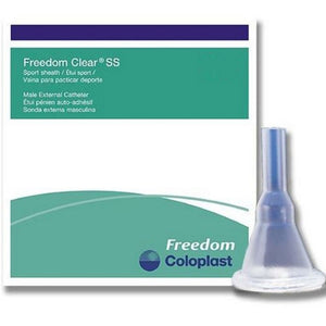 Coloplast, Coloplast Freedom Clear SS Male External Catheter Large, Count of 100
