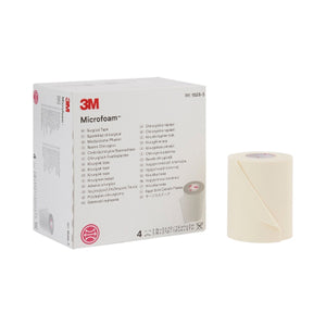 3M, 3M Microfoam Foam / Acrylic Adhesive Medical Tape 3 Inch x 5-1/2 Yard White, Count of 4