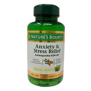 Nature's Bounty, Anxiety & Stress Relief, 90 Count
