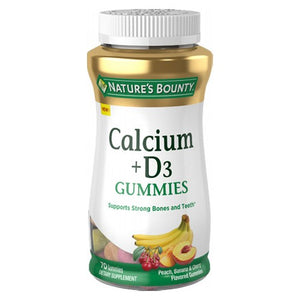 Nature's Bounty, Calcium + Vitamin D3 Gummies, 70 Count