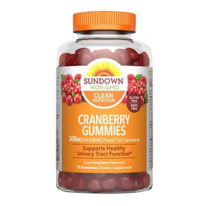 Sundown Naturals, Cranberry Gummies, 500 mg, 75 Count