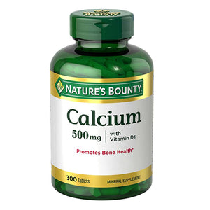 Nature's Bounty, Calcium with Vitamin D, 500 mg, 300 Count