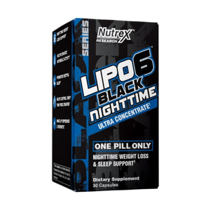 Nutrex Research, LIPO-6 Black Nighttime Ultra Concentrate, 30 Capsules