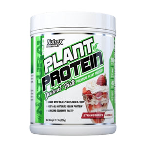 Nutrex Research, Plant Protein Strawberries & Cream, 18 Servings