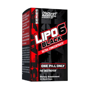 Nutrex Research, LIPO-6 Black Ultra Concentrate, 30 Capsules