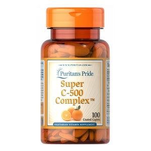 Puritan's Pride, Vitamin C-500 Complex, 100 Coated Caplets