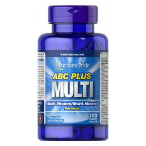 Puritan's Pride, ABC Plus Multivitamin and Multi-Mineral Formula, 100 Tablets