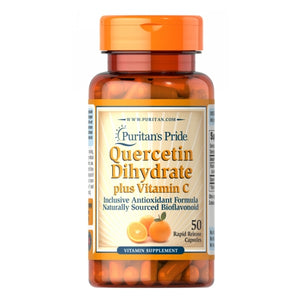 Puritan's Pride, Quercetin Dihydrate Plus Vitamin C, 1400 mg, 9 ml