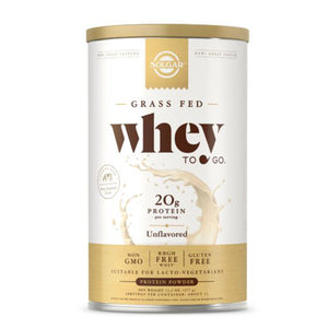 Solgar, Grass Fed Whey To Go Unflavored, 13.2 Oz