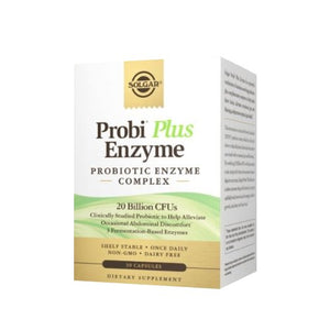 Solgar, Probi Plus Enzyme 20 Billion CFUs, 30 Caps