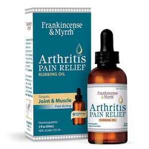 Frankincense & Myrrh, Arthritis Pain Relief Rubbing Oil, 2 Oz
