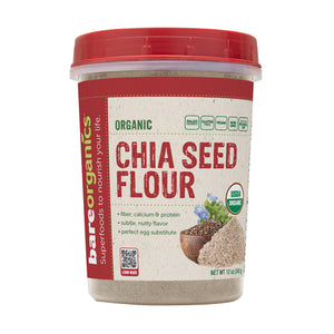 Bare Organics, Organic Chia Seed Flour, 12 Oz