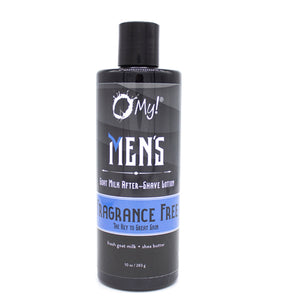 O MY!, After Shave Lotion Fragrance Free, 10 Oz