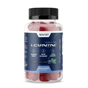 Snap Supplements, L-Carnitine Gummies Sugar Free, 60 Count
