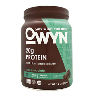Only What You Need, Dark Chocolate Plant Protein, 1.2 Lbs