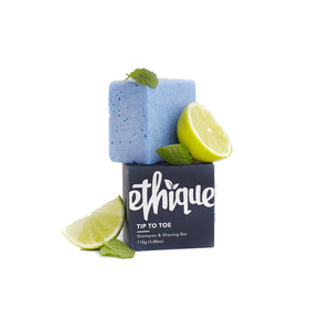 Ethique, Tip-to-Toe Solid Shampoo & Shaving Bar, 3.88 Oz