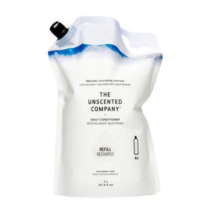 The Unscented Company, Conditioner Daily Liquid Refill Pouch, 67.6 Oz