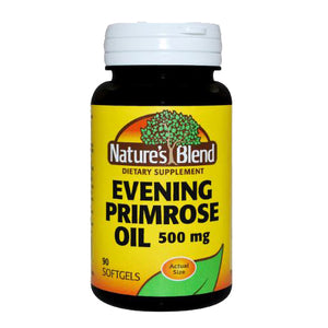 Nature's Blend, Evening Primrose Oil, 500 mg, 90 Softgels