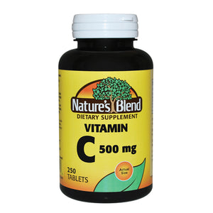Nature's Blend, Vitamin C, 500 mg, 250 Tabs