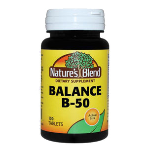 Nature's Blend, Vitamin Balance B-50, 100 Tabs