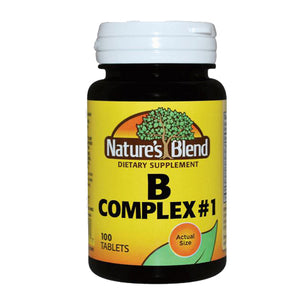 Nature's Blend, Vitamin B Complex Formula #1, 100 Tabs